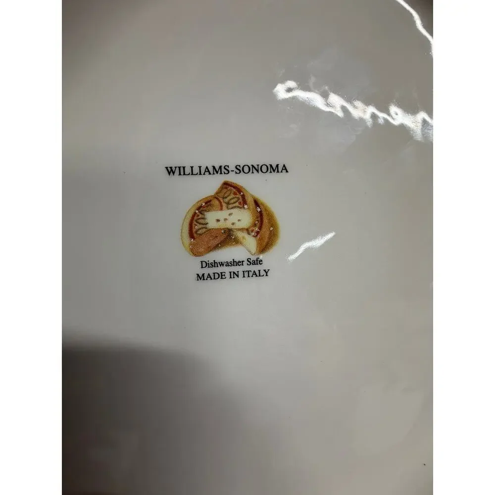 Williams Sonoma Cheese Plate Set 5pc Made In Italy Appetizer Plates